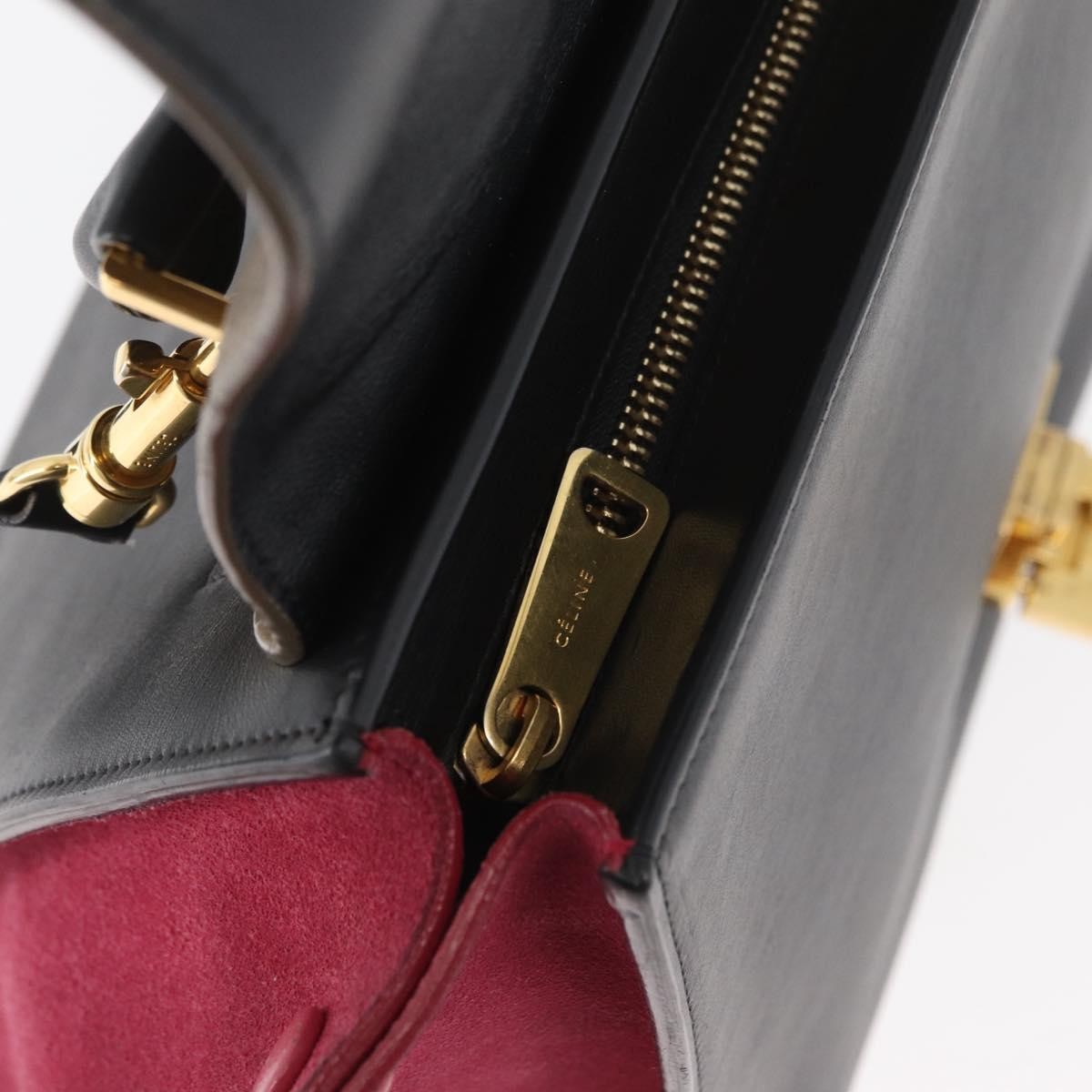 Celine Trapeze Bag Leather with Suede, Multicolour, Leather, Handbag