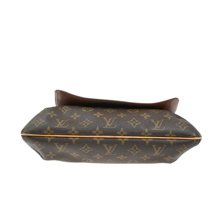 Louis Vuitton Musette Handbag Monogram Canvas, BROWN, CANVAS, Shoulder bag