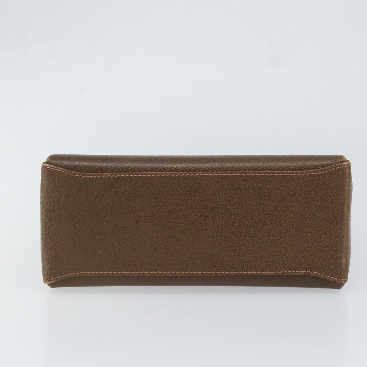 Gucci Vintage Shoulder Bag Leather, BROWN, LEATHER, Shoulder bag