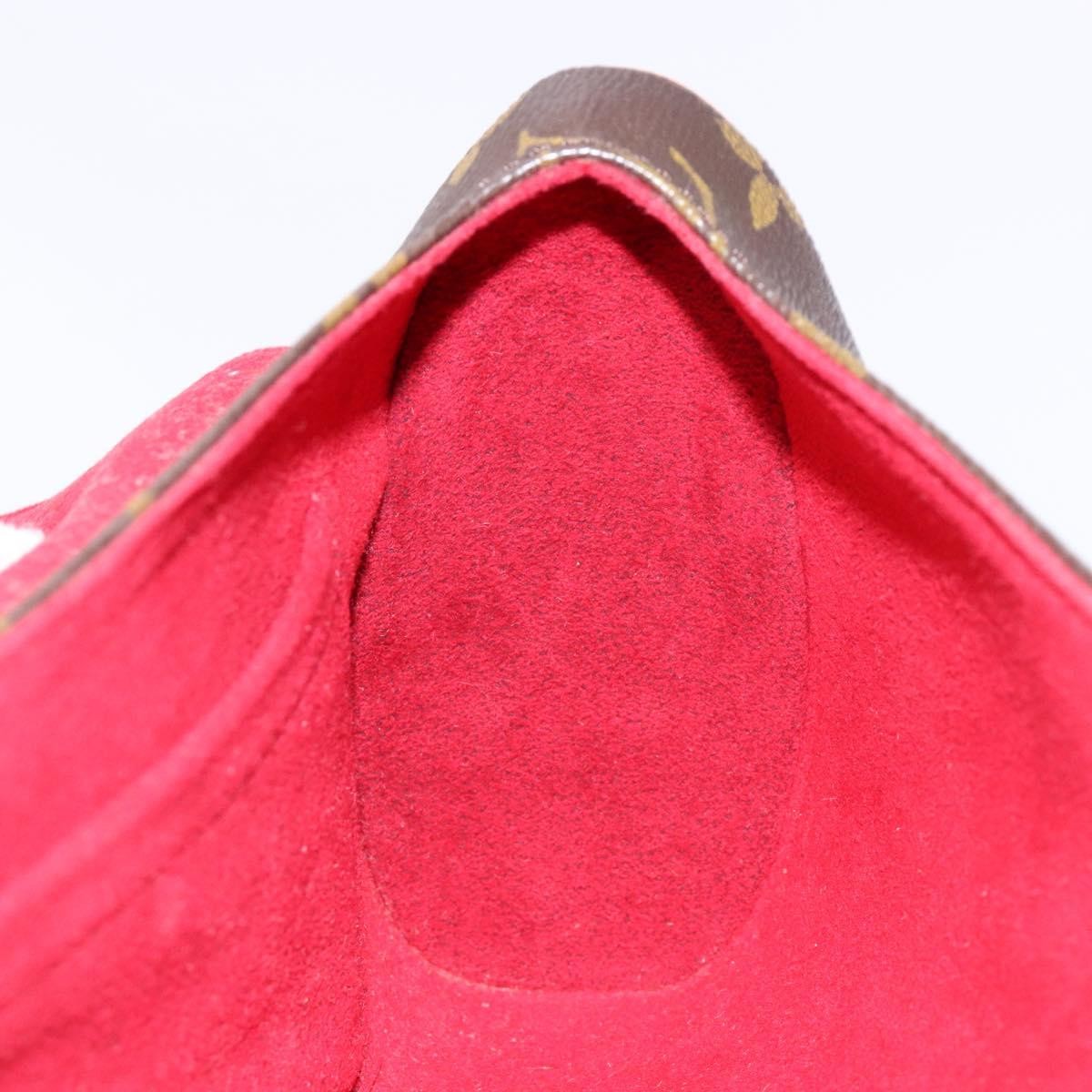 Louis Vuitton Sonatine Handbag Monogram Canvas, BROWN, CANVAS, Handbag