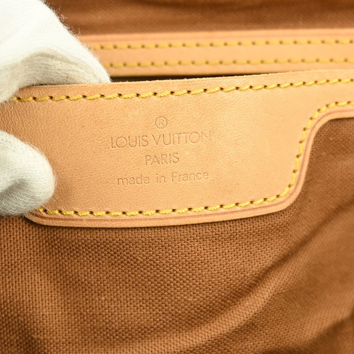 Louis Vuitton Flanerie Handbag Monogram Canvas, BROWN, CANVAS, Tote bag