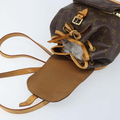 Louis Vuitton Vintage Montsouris Backpack Monogram Canvas, Brown, Canvas, Handbag