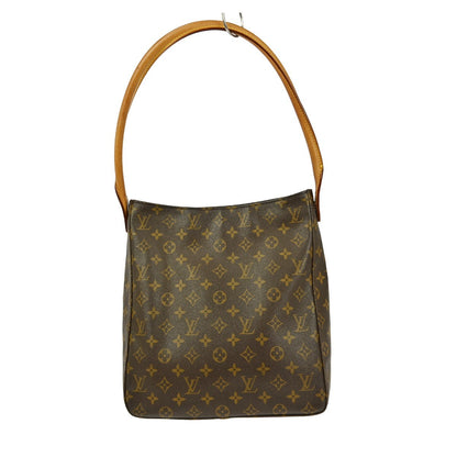 Louis Vuitton Looping Handbag Monogram Canvas, BROWN, CANVAS, Shoulder bag