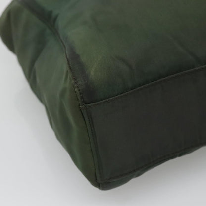 Prada Vintage Chain Tote Tessuto, GREEN, NYLON, Tote bag