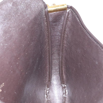 Christian Dior Vintage CD Flap Shoulder Bag Canvas, BROWN, CANVAS, Shoulder bag