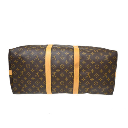 Louis Vuitton Keepall Bandouliere Bag Monogram Canvas, Brown, Canvas, Travel Bag