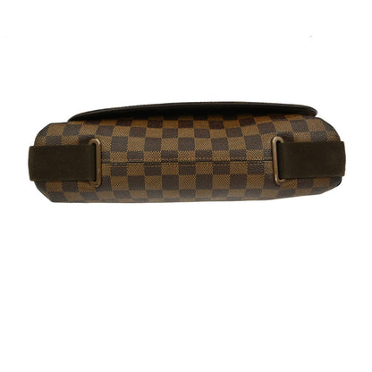 Louis Vuitton Brooklyn Handbag Damier, BROWN, CANVAS, Shoulder bag