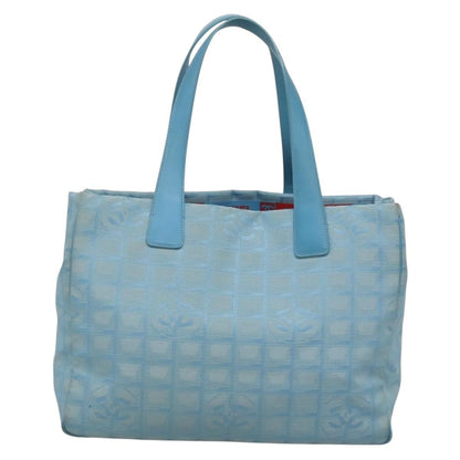 Chanel Travel Line Tote Nylon, BLUE, NYLON, Tote bag
