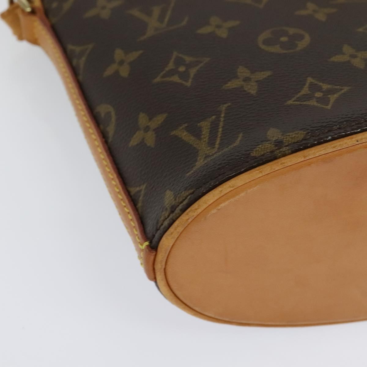 Louis Vuitton Drouot Handbag Monogram Canvas, BROWN, CANVAS, Handbag