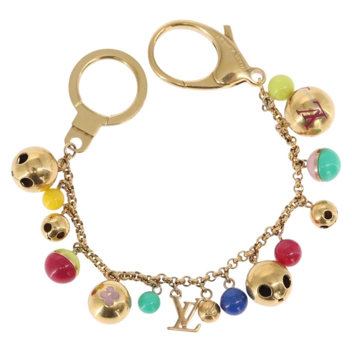 Louis Vuitton Chaine Grelots Bag Charm and Key Holder Metal, GOLD, METAL, Charms and Keychains