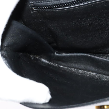 Bally Vintage Shoulder Bag Leather, Black, Leather, Shoulder Bag