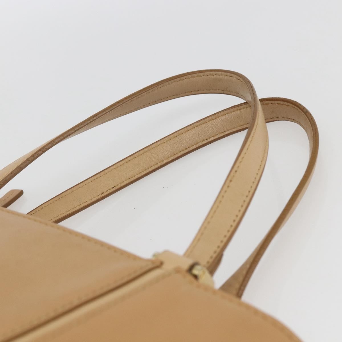 Burberry Vintage Handbag Leather, BEIGE, LEATHER, Handbag