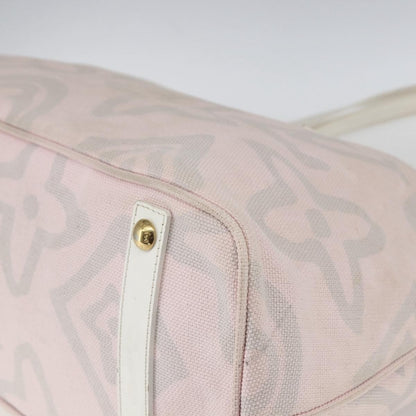 Louis Vuitton Tahitienne Cabas Canvas, PINK, CANVAS, Tote bag