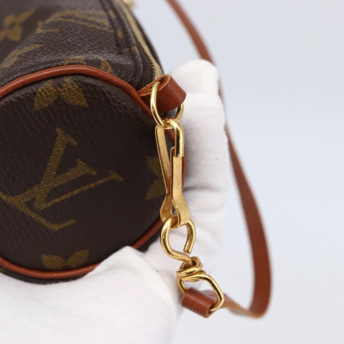 Louis Vuitton Papillon Pochette Monogram Canvas, BROWN, CANVAS, Handbag
