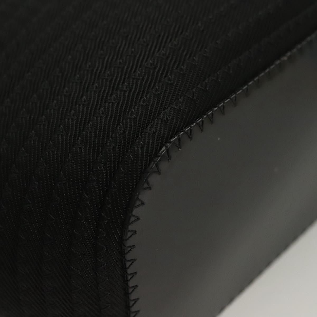 Gucci Vintage Bamboo Handle Bag Nylon, BLACK, NYLON, Handbag