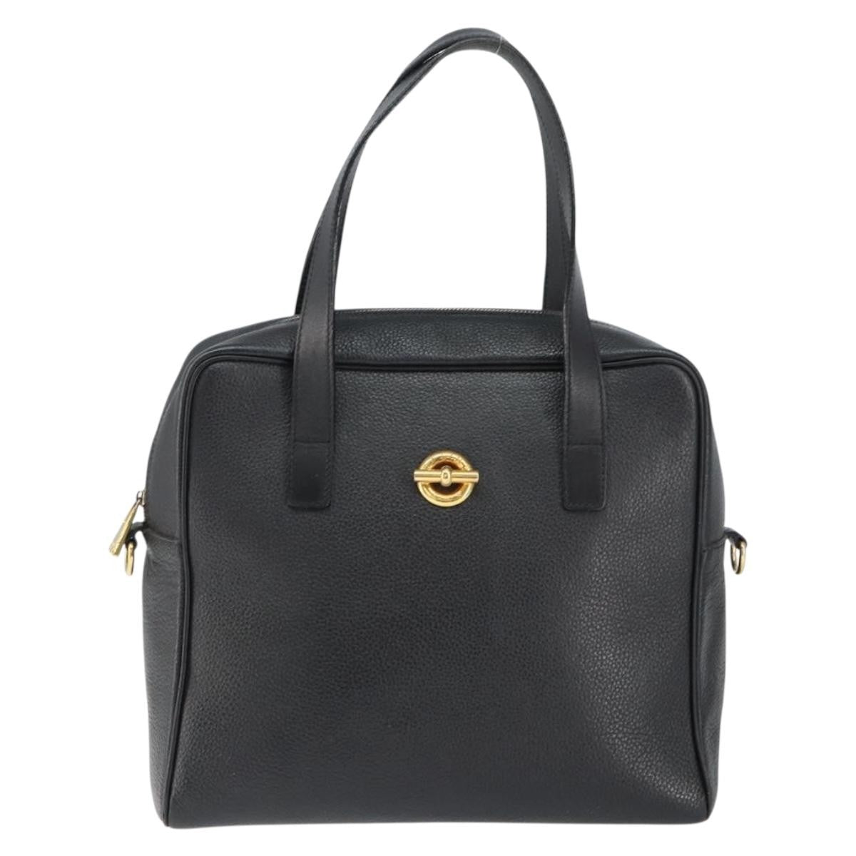 Celine Handbag Leather, BLACK, LEATHER, Handbag