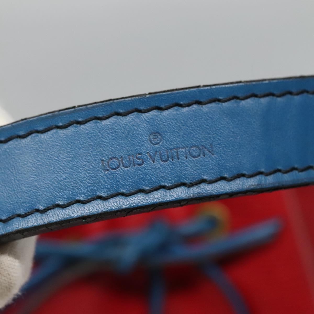 Louis Vuitton Bicolor Noe Handbag Epi Leather, RED, LEATHER, Handbag