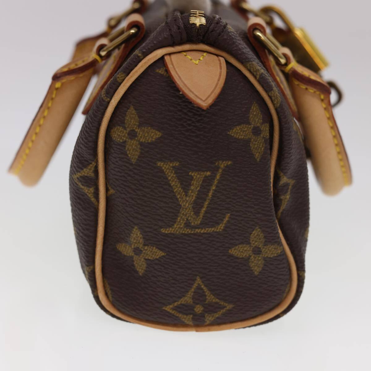 Louis Vuitton Speedy Mini HL Handbag Monogram Canvas, BROWN, CANVAS, Handbag