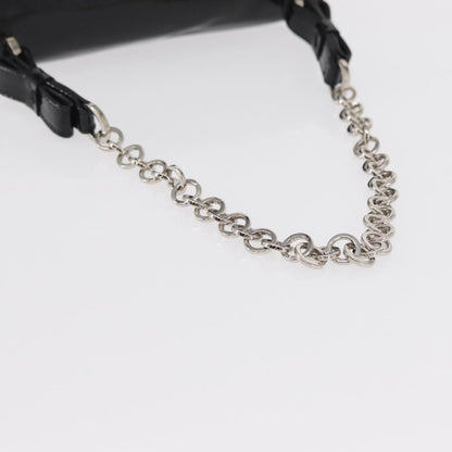 Salvatore Ferragamo Gancini Chain Shoulder bag Patent leather, BLACK, PATENT_LEATHER, Shoulder bag