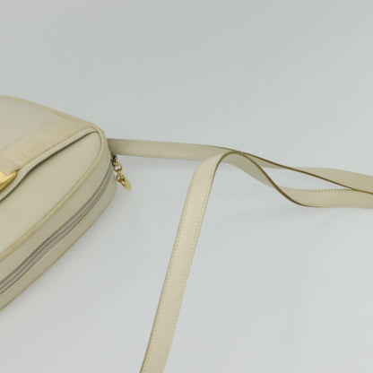 Salvatore Ferragamo Vala Shoulder Bag Leather, WHITE, LEATHER, Shoulder bag