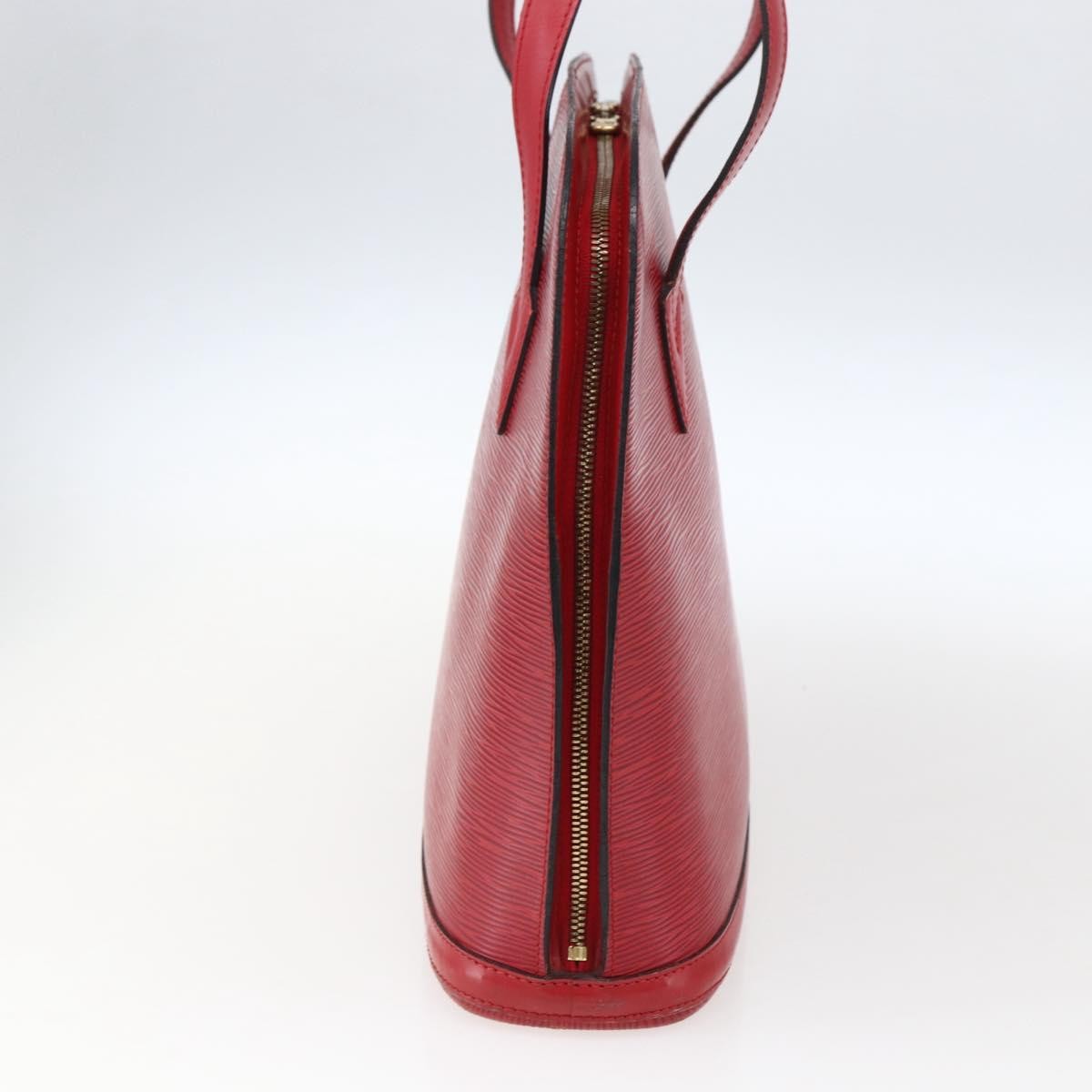 Louis Vuitton Lussac Handbag Epi Leather, RED, LEATHER, Shoulder bag
