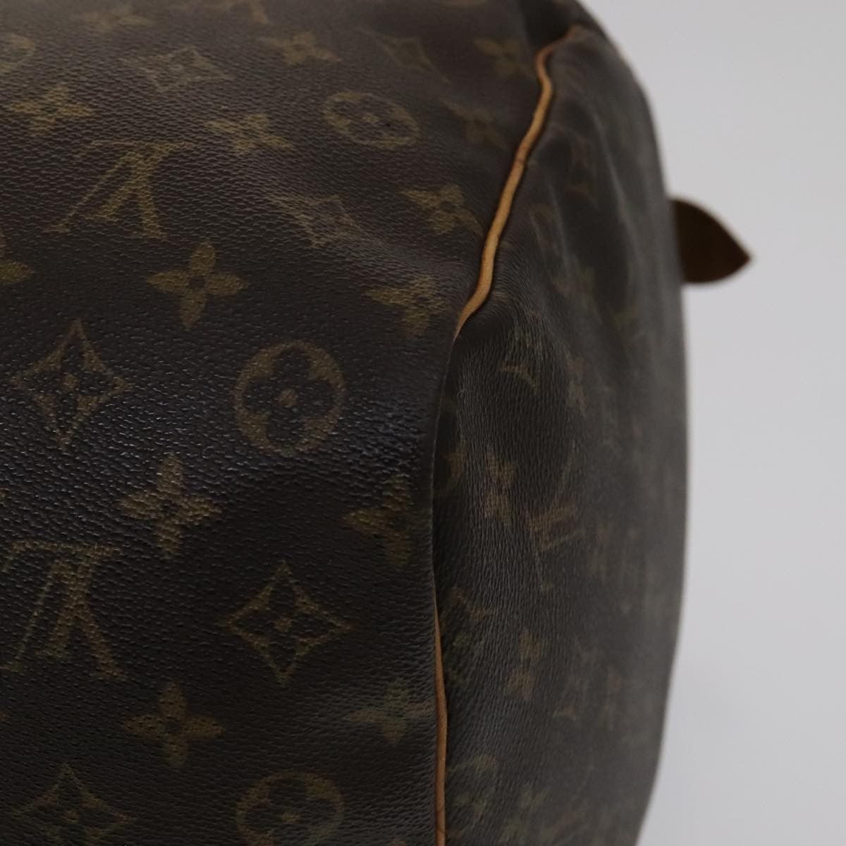 Louis Vuitton Keepall Bag Monogram Canvas, BROWN, CANVAS, Travel bag