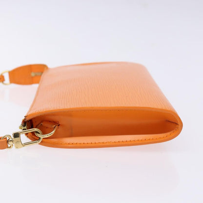 Louis Vuitton Pochette Accessoires Epi Leather, ORANGE, LEATHER, Clutche & pouche