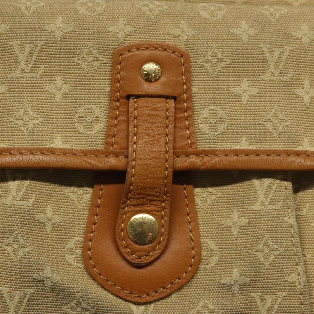 Louis Vuitton Mary Kate Messenger Bag Mini Lin, BEIGE, CANVAS, Crossbody bag