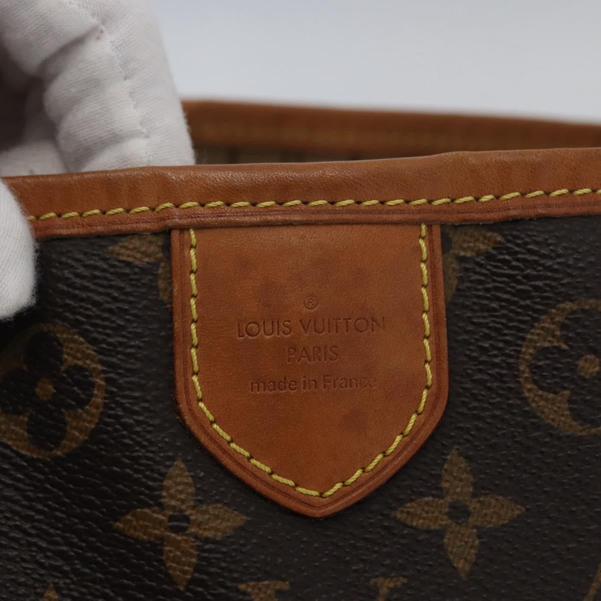 Louis Vuitton Delightful Handbag Monogram Canvas, BROWN, CANVAS, Tote bag