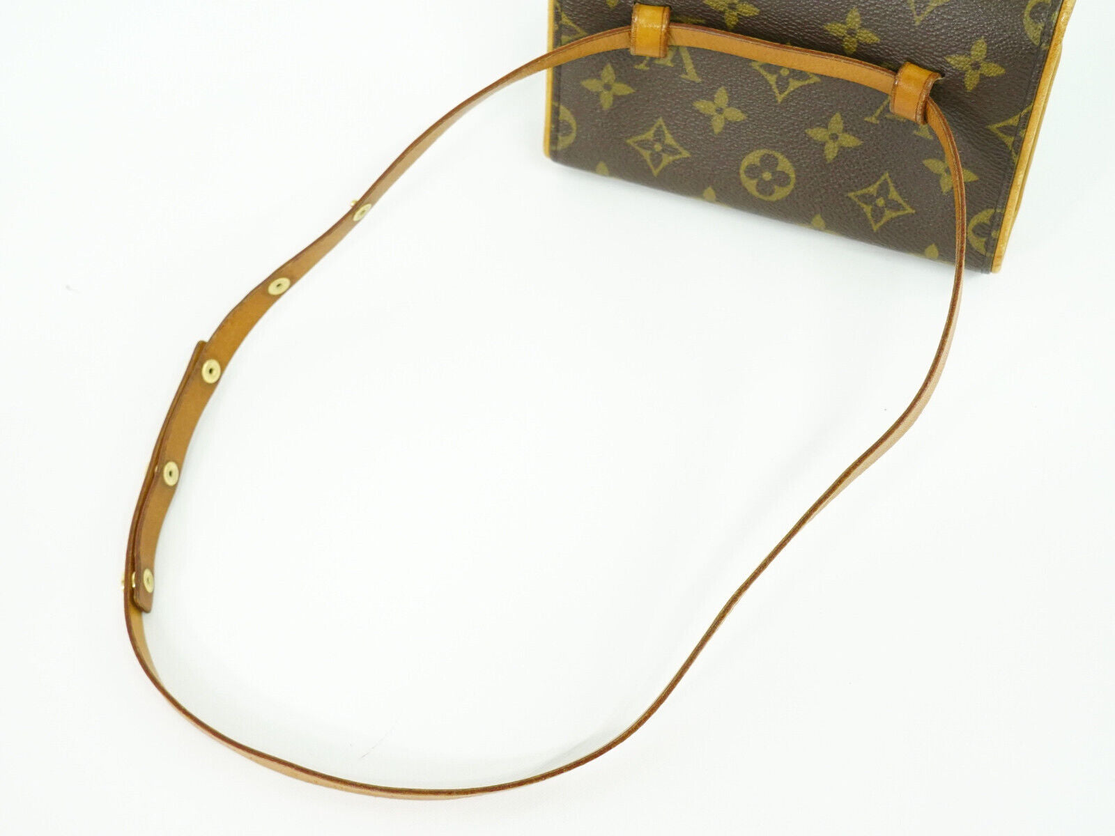Louis Vuitton Florentine Waist Bag Monogram Canvas, BROWN, CANVAS, Clutche & pouche