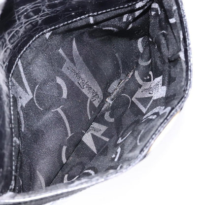 Salvatore Ferragamo Vala Shoulder Bag Leather, BLACK, LEATHER, Shoulder bag