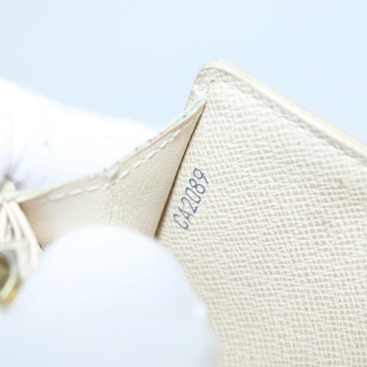 Louis Vuitton Alexandra Wallet Damier, WHITE, CANVAS, Wallets