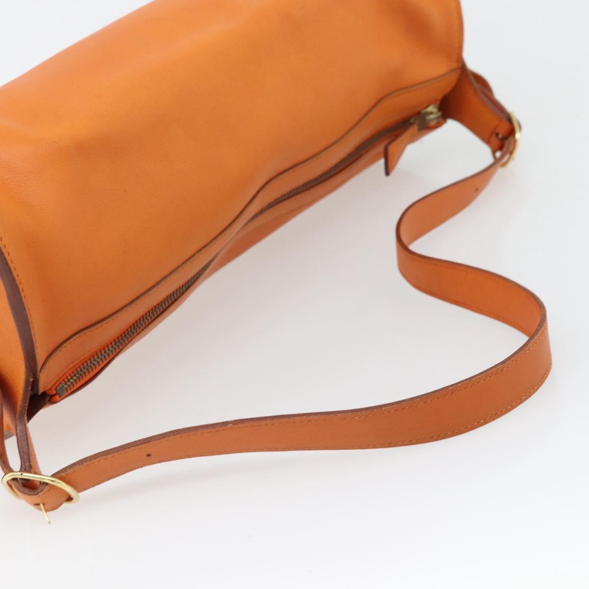 Hermes Sac Doremi Bag Leather, Orange, Leather, Shoulder Bag