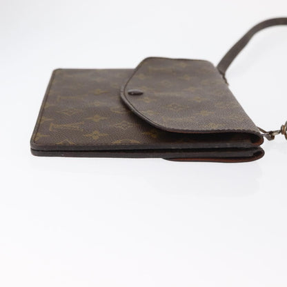 Louis Vuitton Double Rabat Handbag Monogram Canvas, BROWN, CANVAS, Shoulder bag