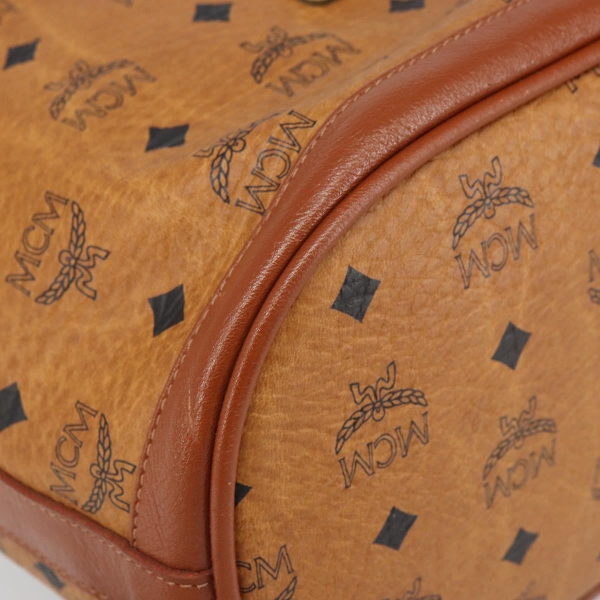 MCM Visetos Shoulder bag PVC, Brown, PVC, Shoulder Bag