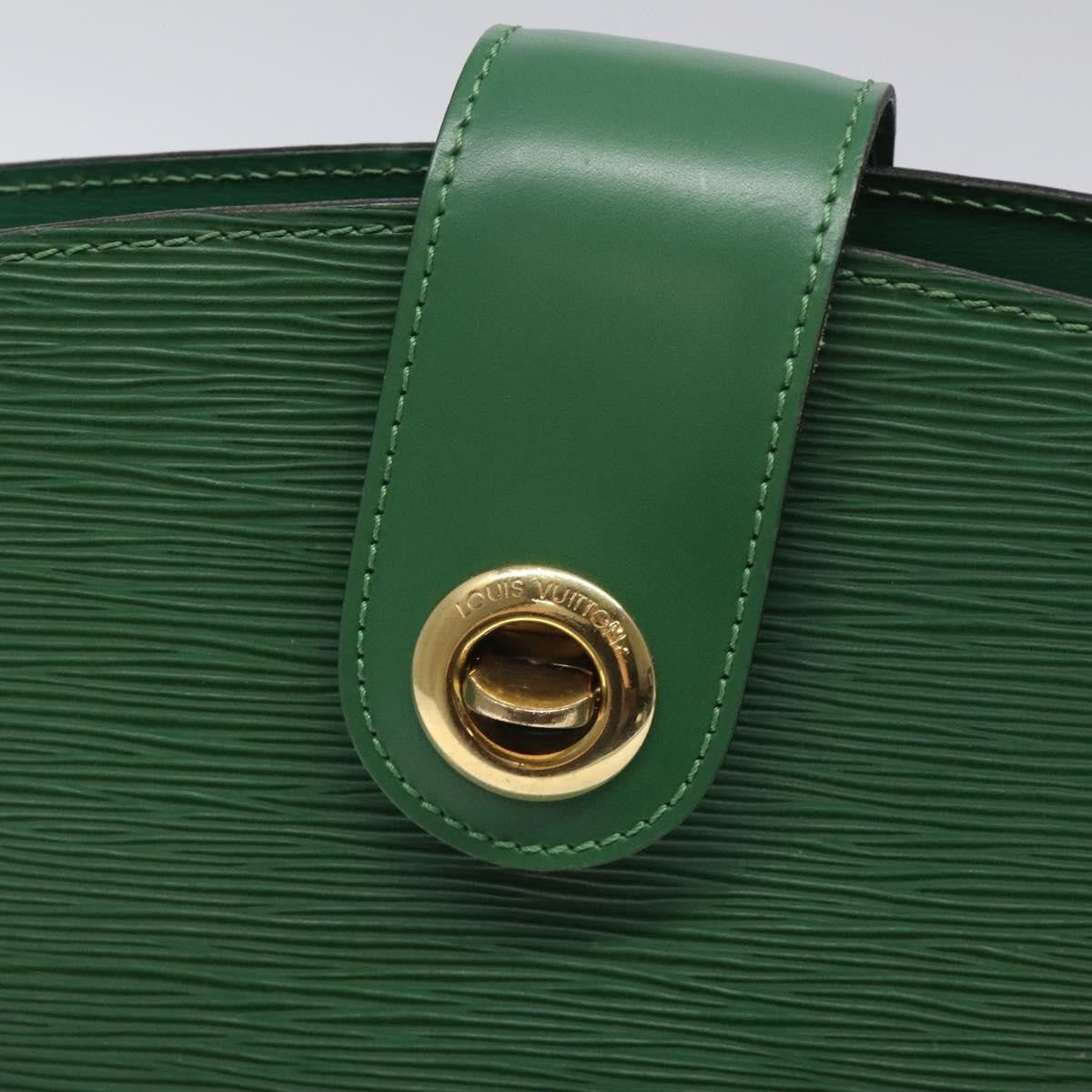 Louis Vuitton Cluny Shoulder Bag Epi Leather, GREEN, LEATHER, Shoulder bag