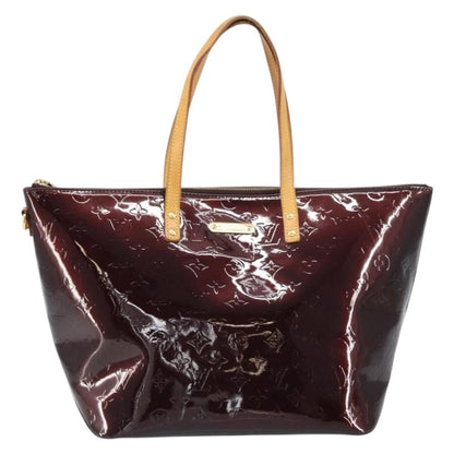 Louis Vuitton Bellevue Handbag Monogram Vernis, BROWN, PATENT_LEATHER, Tote bag