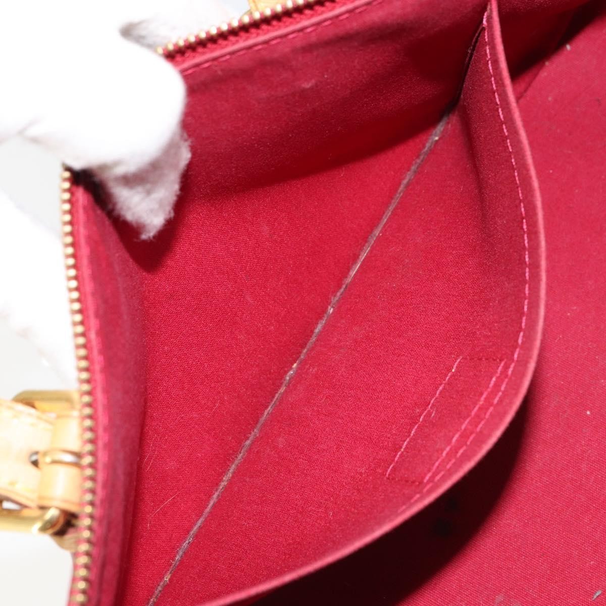 Louis Vuitton Rosewood Avenue Handbag Monogram Vernis, RED, PATENT_LEATHER, Handbag