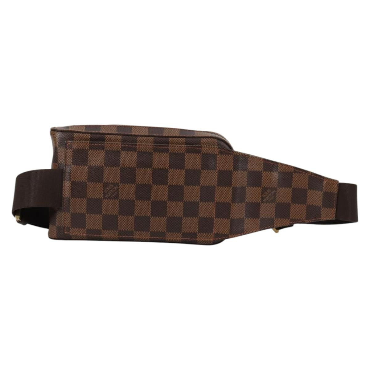 Louis Vuitton Geronimos Waist Bag Damier, BROWN, CANVAS, Travel bag