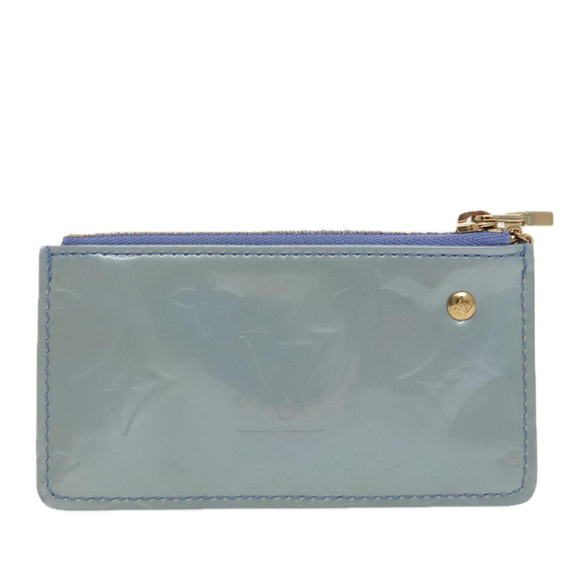 Louis Vuitton Pochette clés NM Monogram Vernis Patent Leather, PURPLE, PATENT_LEATHER, Wallets