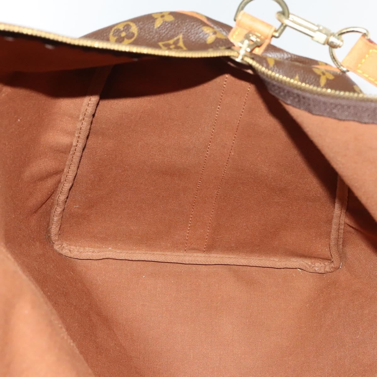 Louis Vuitton Keepall Bandouliere Bag Monogram Canvas, BROWN, CANVAS, Travel bag
