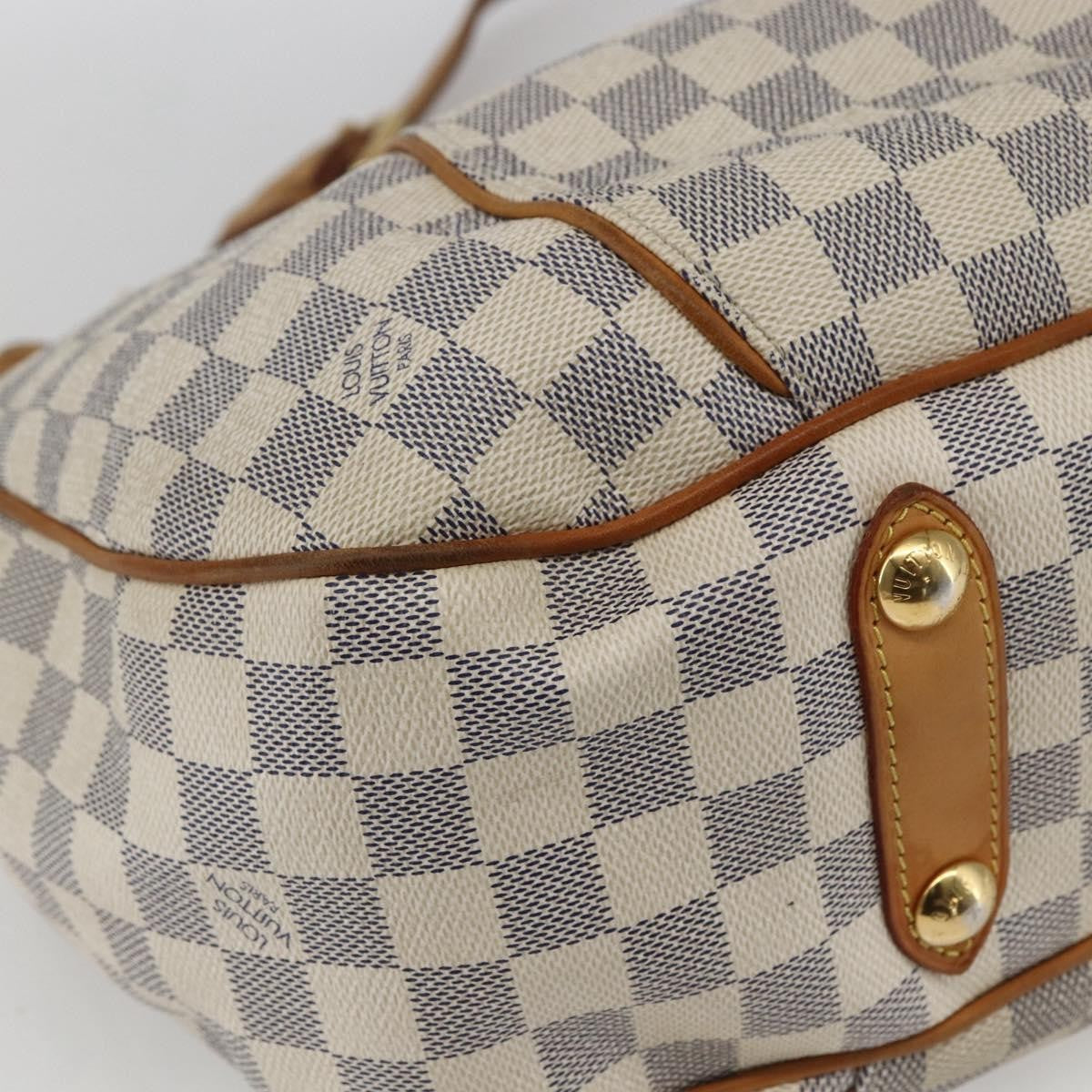 Louis Vuitton Galliera Handbag Damier, BEIGE, CANVAS, Shoulder bag