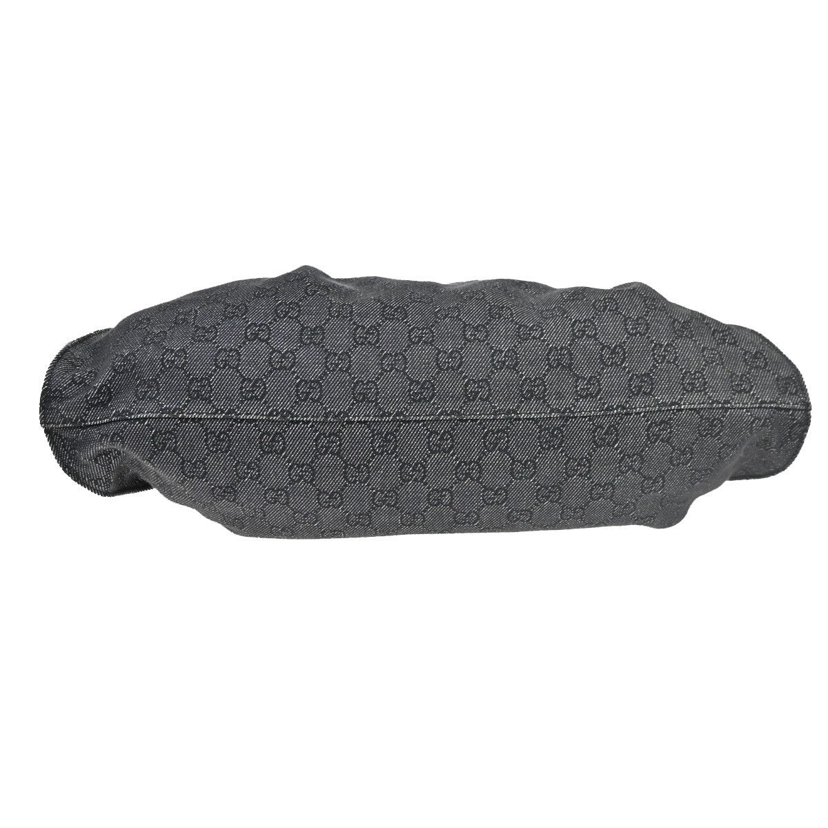 Gucci Hobo Shoulder Bag Canvas, BLACK, CANVAS, Shoulder bag