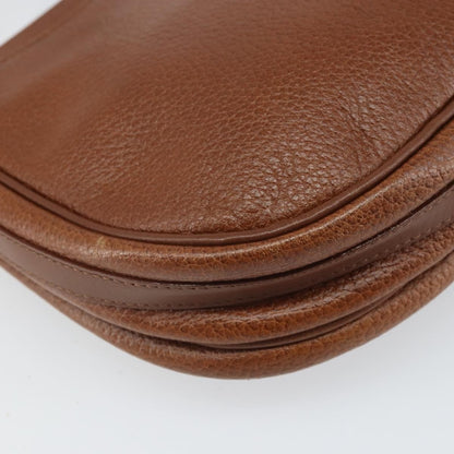 Burberry Vintage Shoulder Bag Leather, BROWN, LEATHER, Shoulder bag