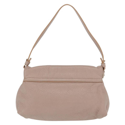 Chloe Lily Shoulder bag Leather, BEIGE, LEATHER, Handbag