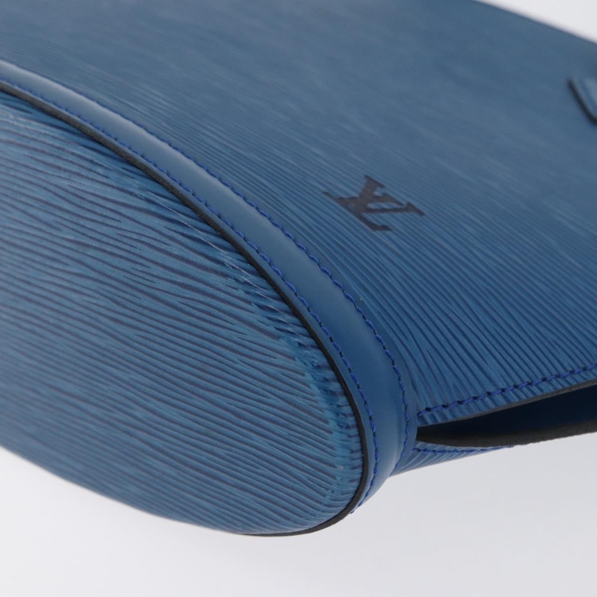 Louis Vuitton Saint Jacques Handbag Epi Leather, BLUE, LEATHER, Handbag