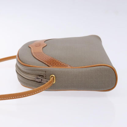 Christian Dior CD Shoulder bag Leather, GRAY, LEATHER, Shoulder bag