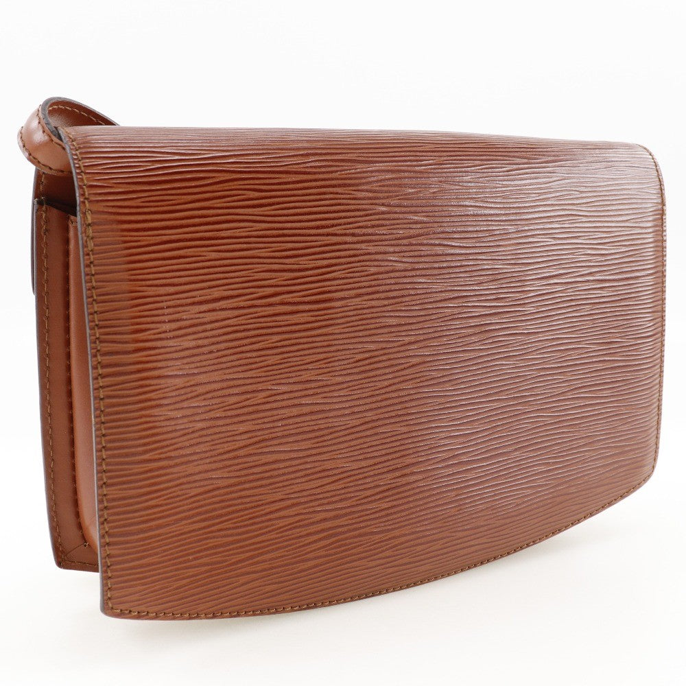 Louis Vuitton Prebourg Shoulder Bag Epi Leather, BROWN, LEATHER, Shoulder bag