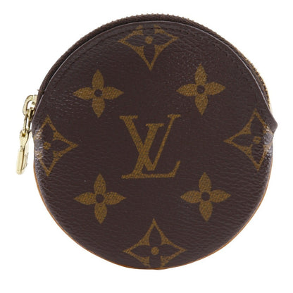 Louis Vuitton Round Coin Purse Monogram Canvas, BROWN, CANVAS, Wallets
