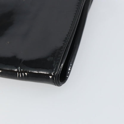 Fendi Vintage Shoulder Bag Enamel, BLACK, PATENT_LEATHER, Shoulder bag